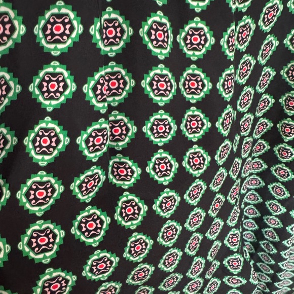 Diane Von Furstenberg Ireland green printed jumpsuit size 2 - Picture 10 of 14